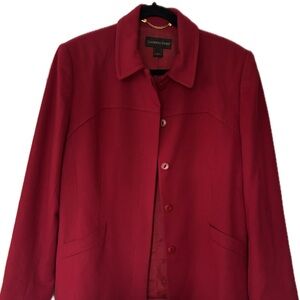 Vintage Classiques Entier Deep Red Blazer Coat